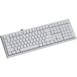 Ducky One X Wireless RGB mechanisch toetsenbord Wit, US lay-out (QWERTY), Ducky Inductive, 100%, Hot-swappable, PBT, 2.4 GHz | Bluetooth | USB-C