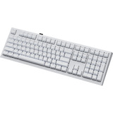 Ducky One X Wireless RGB mechanisch toetsenbord Wit, US lay-out (QWERTY), Ducky Inductive, 100%, Hot-swappable, PBT, 2.4 GHz | Bluetooth | USB-C