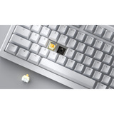 Ducky One X Wireless RGB mechanisch toetsenbord Wit, US lay-out (QWERTY), Ducky Inductive, 100%, Hot-swappable, PBT, 2.4 GHz | Bluetooth | USB-C