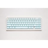Ducky ProjectD Tinker 65 - POM Edition met QMK/VIA RGB mechanisch toetsenbord Lichtblauw, US lay-out (QWERTY), Kailh Box Cream Pro, 65%, RGB leds, Double-shot PBT, Hot-swappable POM, Gasket mount