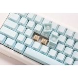 Ducky ProjectD Tinker 65 - POM Edition met QMK/VIA RGB mechanisch toetsenbord Lichtblauw, US lay-out (QWERTY), Kailh Box Cream Pro, 65%, RGB leds, Double-shot PBT, Hot-swappable POM, Gasket mount