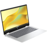 HP Chromebook x360 14b-cd0005nd (A12M2EA) 14"  2-in-1 laptop Zilver | N100 | UHD Graphics | 4 GB | 128 GB UFS | Touch