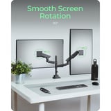 ICY BOX IB-MS702-T monitorarm Zwart