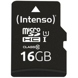 Intenso UHS-I Performance microSDXC 16 GB  geheugenkaart Zwart, Incl. SD adapter, UHS-I U1, Class 10