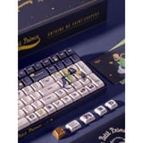 Iqunix F97 Starry Tryst RGB mechanisch gaming toetsenbord Donkerblauw, US lay-out (QWERTY), Gateron Red, 96%, RGB leds, Hot-swappable, PBT, 2.4GHz | Bluetooth 5.1 | USB-C
