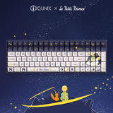 Iqunix F97 Starry Tryst RGB mechanisch gaming toetsenbord Donkerblauw, US lay-out (QWERTY), Gateron Red, 96%, RGB leds, Hot-swappable, PBT, 2.4GHz | Bluetooth 5.1 | USB-C