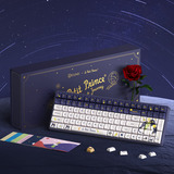 Iqunix F97 Starry Tryst RGB mechanisch gaming toetsenbord Donkerblauw, US lay-out (QWERTY), Gateron Red, 96%, RGB leds, Hot-swappable, PBT, 2.4GHz | Bluetooth 5.1 | USB-C