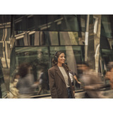 Jabra Evolve3 85 over-ear headset Zwart, Unified Communications (UC), Link390 USB-C, Wireless Charger