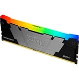 Kingston FURY 16 GB DDR4-3600 werkgeheugen Zwart, KF436C16RB12A/16, Renegade RGB, XMP