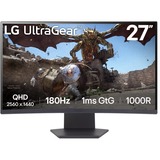 LG UltraGear 27GS60QC-B Curved Gaming monitor 27"  Zwart, 2x HDMI, 1x DisplayPort