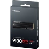 Samsung 9100 PRO Heatsink 2 TB SSD MZ-VAP2T0CW, PCIe Gen 5.0 x4, NVMe 2.0