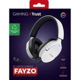 Trust GXT 490W Fayzo 7.1 USB gaming headset over-ear  Wit, PC, PlayStation 4, PlayStation 5