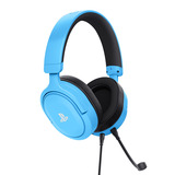 Trust GXT 498B Forta Gaming-headset over-ear gaming headset Lichtblauw, PlayStation 5, PlayStation 4