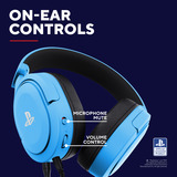 Trust GXT 498B Forta Gaming-headset over-ear gaming headset Lichtblauw, PlayStation 5, PlayStation 4