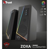 Trust GXT 609 ZOXA RGB-verlichte Speakerset pc-luidspreker Zwart, RGB led