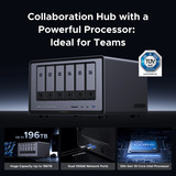 Ugreen NASync DXP6800 Pro Grijs, 2x 10GbE, HDMI, Thunderbolt 4 (40Gb/s)