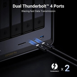 Ugreen NASync DXP6800 Pro Grijs, 2x 10GbE, HDMI, Thunderbolt 4 (40Gb/s)