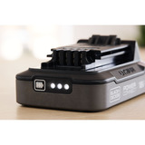 BLACK+DECKER POWERCONNECT 18V 2.0 Ah accu + 1A snellader oplader Zwart, Lithium accu met laadstatusindicator