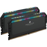 Corsair Dominator Platinum RGB 64 GB DDR5-5200 (2x 32 GB) werkgeheugen Zwart, CMT64GX5M2B5200C40, XMP 3.0