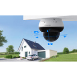 Foscam D8ET, 4K/8MP vandalismebestendige PoE PT buitencamera Wit