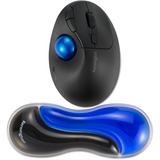 Kensington Slim Duo Gel Mouse/Trackball Wrist Rest polssteun Blauw/zwart