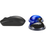 Kensington Slim Duo Gel Mouse/Trackball Wrist Rest polssteun Blauw/zwart