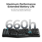 Keychron Q13 Ultra-M3 8K Wireless Custom Mechanical Keyboard, toetsenbord Zwart, US lay-out, Keychron Silk POM Brown, 96%, RGB, Hot swap, 8K, 2.4 GHz / Bluetooth 5.2 / USB-C