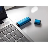 Kingston IronKey Vault Privacy 50 32 GB usb-stick Lichtblauw/zwart, USB-A 3.2 Gen 1 (5 Gbit/s)