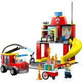 LEGO City - Brandweerkazerne en Brandweerwagen Constructiespeelgoed 60375