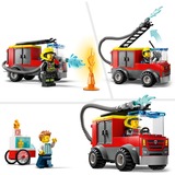 LEGO City - Brandweerkazerne en Brandweerwagen Constructiespeelgoed 60375