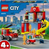 LEGO City - Brandweerkazerne en Brandweerwagen Constructiespeelgoed 60375