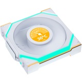 Lian Li UNI FAN SL120 LCD Wireless Reverse Blade case fan Wit, 4-pin PWM fan-connector