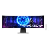 SAMSUNG Odyssey OLED G9 G95SD Smart Gaming Monitor 49" Curved UltraWide  Zilver, 240 Hz, DisplayPort, HDMI, Micro HDMI, USB-C, Audio, Alexa, WLAN