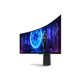 SAMSUNG Odyssey OLED G9 G95SD Smart Gaming Monitor 49" Curved UltraWide  Zilver, 240 Hz, DisplayPort, HDMI, Micro HDMI, USB-C, Audio, Alexa, WLAN