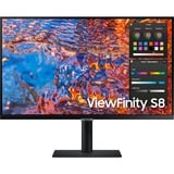 Samsung LS27B800PXUXEN 27" 4K UHD monitor Zwart, HDMI, DisplayPort, 3x USB-A 3.2, USB-C, VESA DisplayHDR 400