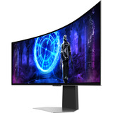 Samsung Odyssey OLED G9 G95SD Smart 49" Curved UltraWide gaming monitor Zilver, HDMI, DisplayPort, Micro-HDMI, 3x USB-C, Wifi, 240 Hz