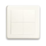 Shelly BLU Wall Switch 4 (Stand Alone) schakelaar Wit, Bluetooth 4.2