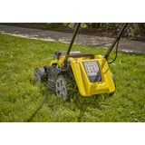 Stanley 18V V20 4Ah set 34 cm grasmaaier Zwart/geel, Accu en oplader inbegrepen