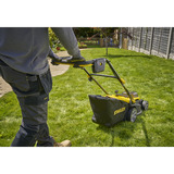 Stanley 18V V20 4Ah set 34 cm grasmaaier Zwart/geel, Accu en oplader inbegrepen