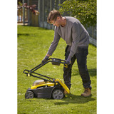 Stanley 18V V20 4Ah set 34 cm grasmaaier Zwart/geel, Accu en oplader inbegrepen