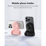 VEGER SnapCam draadloze powerbank (W0569) 5000mAh Zwart, PD 20W, QC 3.0, BT, USB-C, iPhone 12-serie en nieuwer