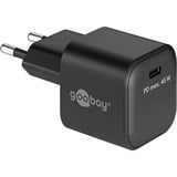 goobay 45W GaN USB-C PD Multiport Quick Charger Nano  Zwart, 1x USB-C