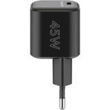 goobay 45W GaN USB-C PD Multiport Quick Charger Nano  Zwart, 1x USB-C