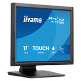 iiyama ProLite T1731SR-B2S 17" touchscreen monitor Zwart, VGA, HDMI, DisplayPort, Audio, Touch