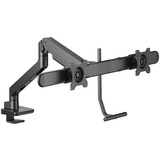 ACT Connectivity Monitorarm office premium, gasveer, crossbar, 2 monitoren Zwart