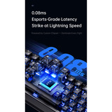 ATK 68 RX eSports Hall Effect Keyboard Wit, US lay-out (QWERTY), 65%