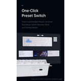 ATK 68 RX eSports Hall Effect Keyboard Wit, US lay-out (QWERTY), 65%