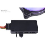 Alphacool Core 11x 3-Pin DRGB Splitter fancontroller Zwart