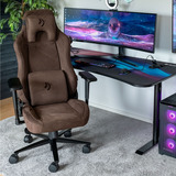 Arozzi Vernazza Supersoft Fabric - Brown gamestoel Bruin