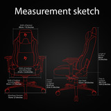 Arozzi Vernazza Supersoft Fabric - Brown gamestoel Bruin